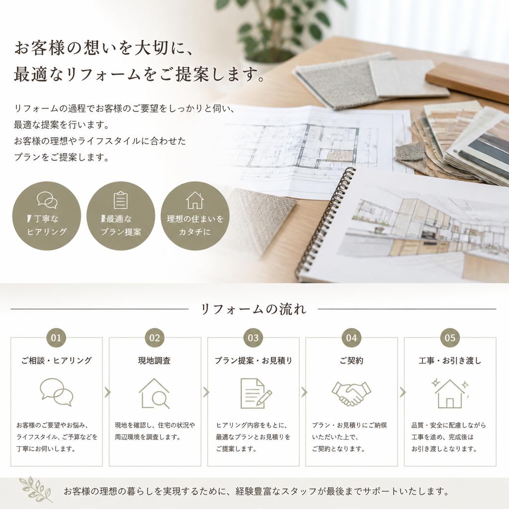 お客様に寄り添った提案
