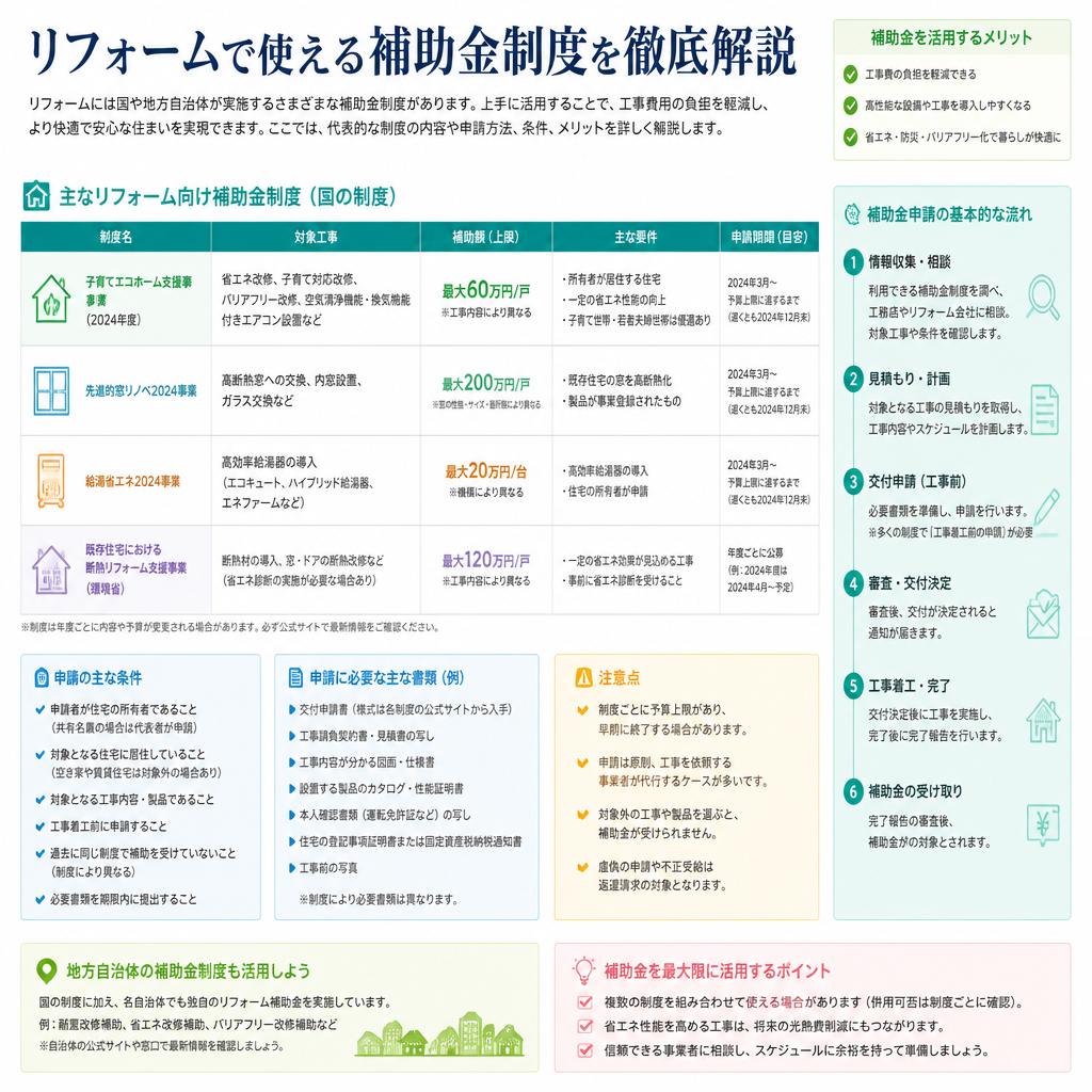補助金の利用方法とメリット