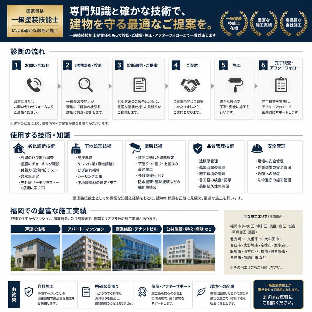 選ばれる理由:プロの診断