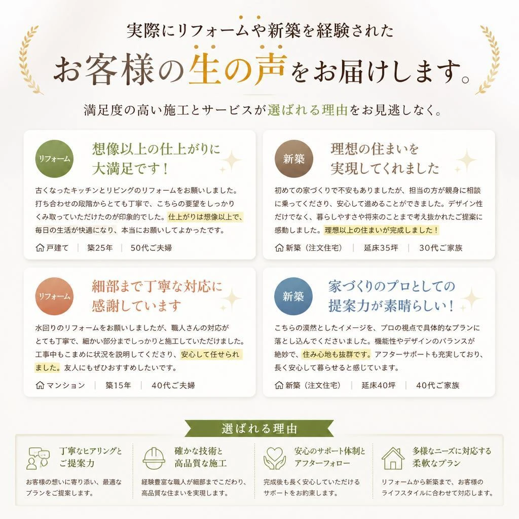 お客様の声
