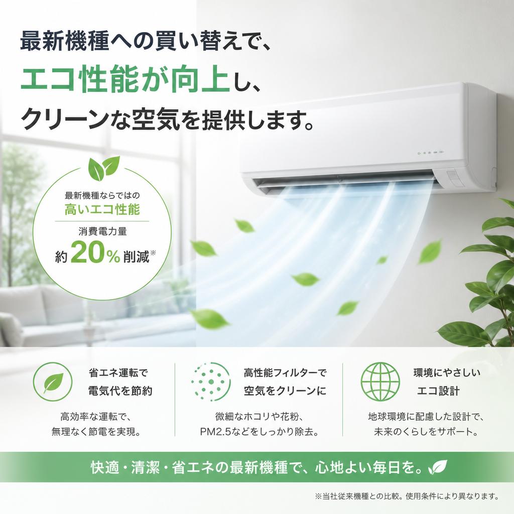 4. エコでクリーンな空間を提供
