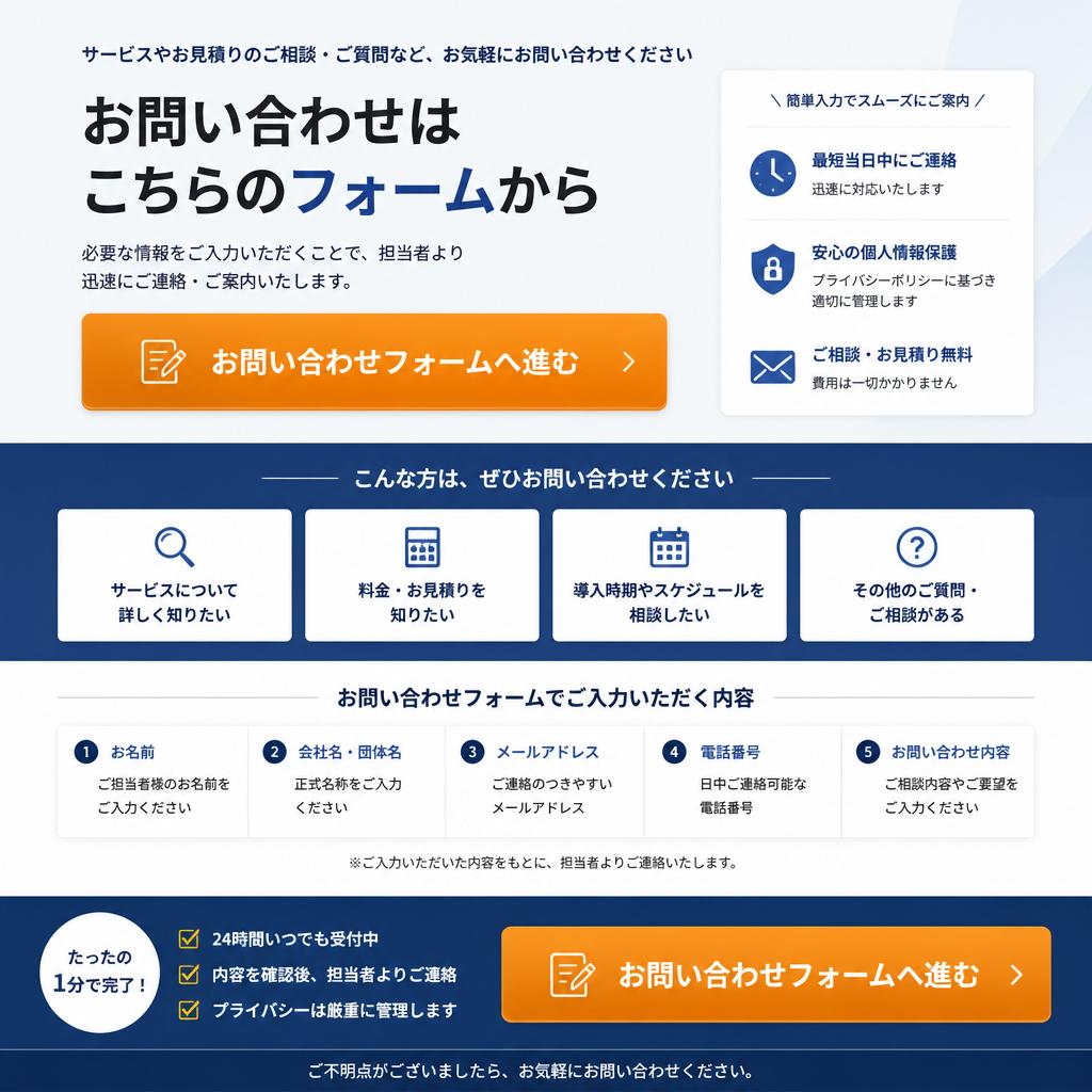 お問い合わせ