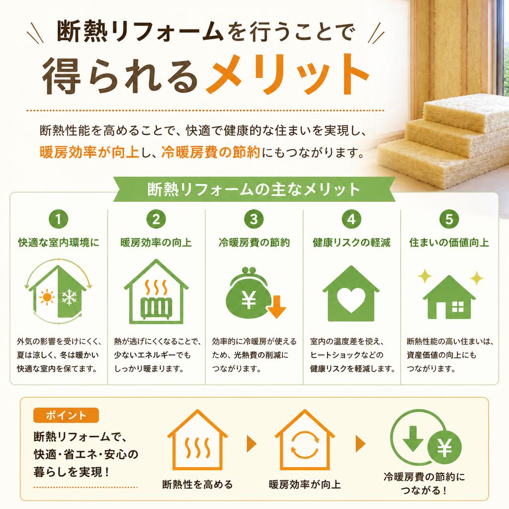 断熱リフォームのメリット