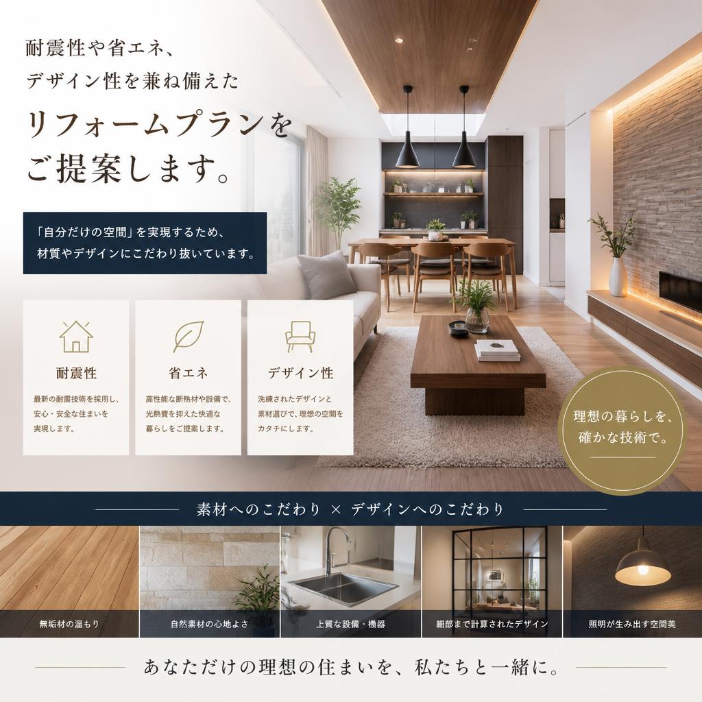 こだわりの素材とデザイン