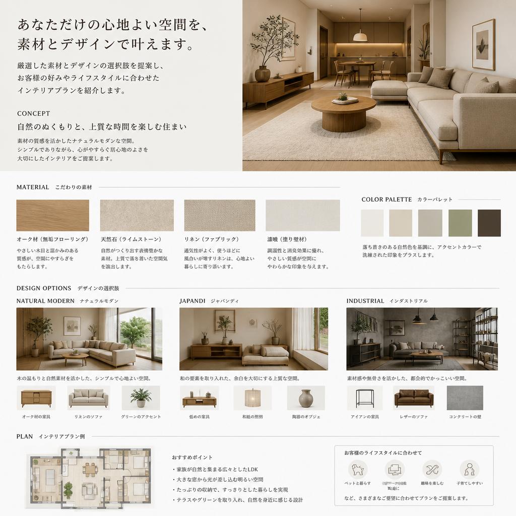 5. こだわりの素材とデザイン
