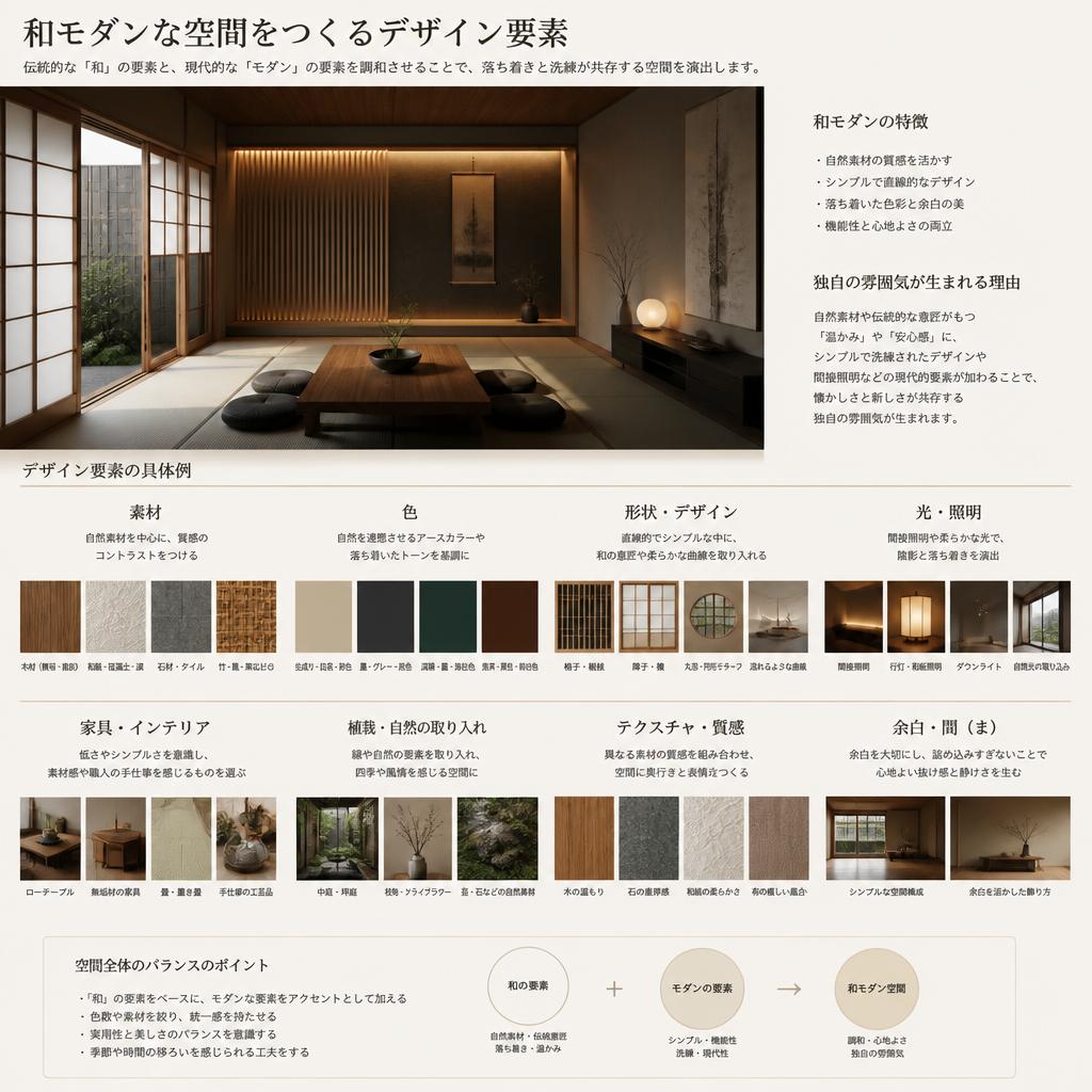4. 和モダンデザインの要素