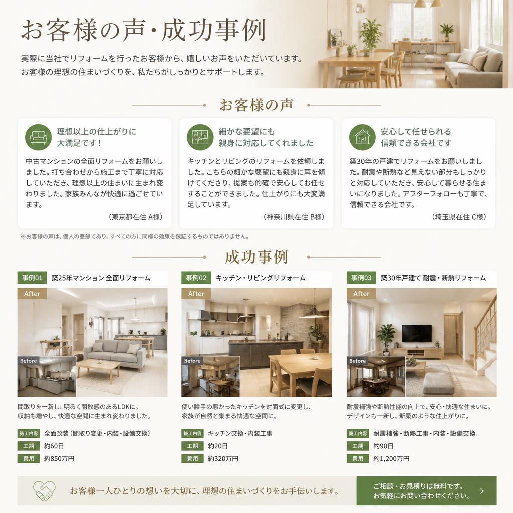 お客様の声