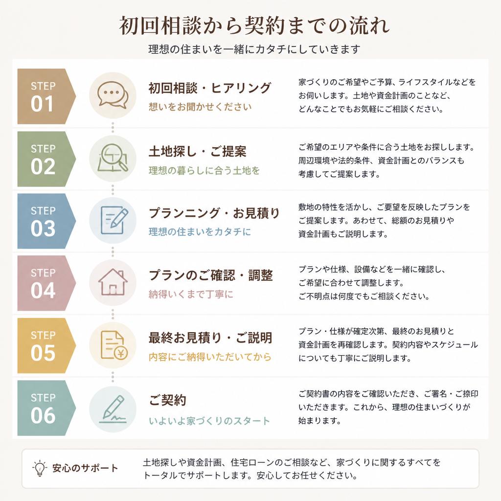 フルサポートの流れ