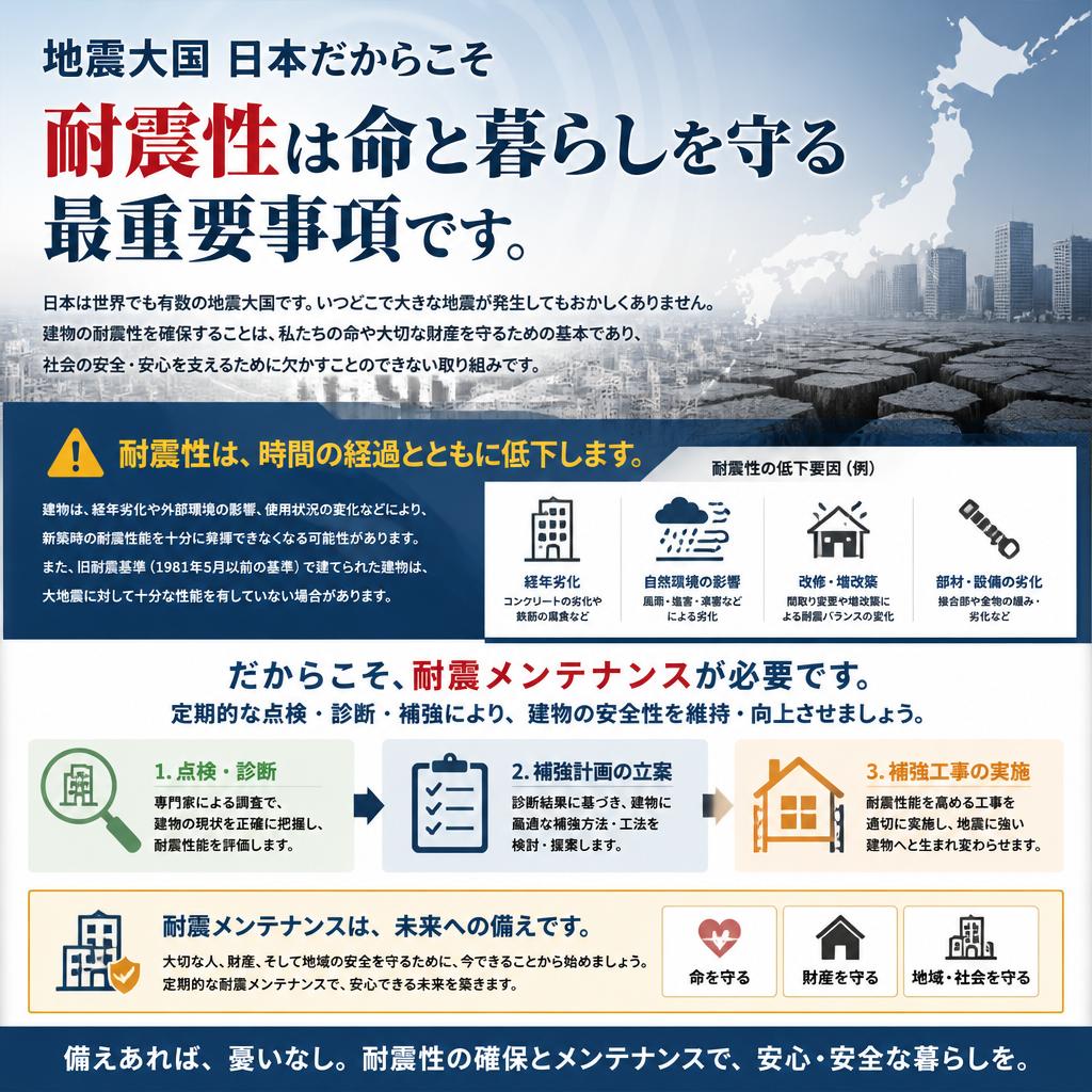耐震性能が求められる理由