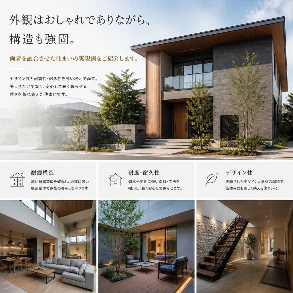 デザイン性と安全性の両立