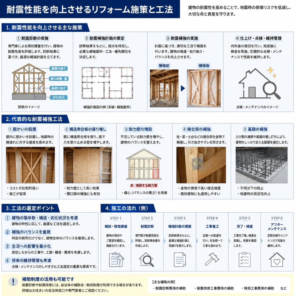 4. 耐震リフォームのポイント