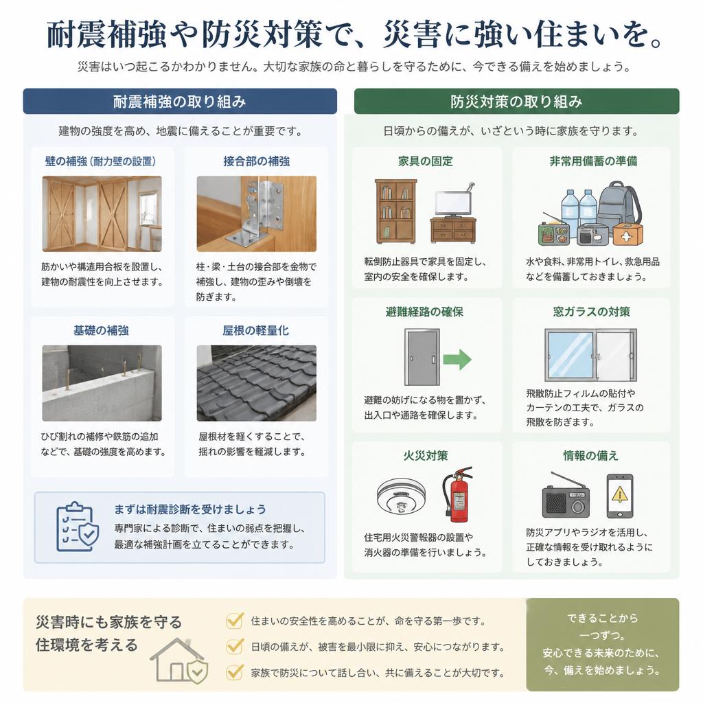 災害に強い住環境を実現するために