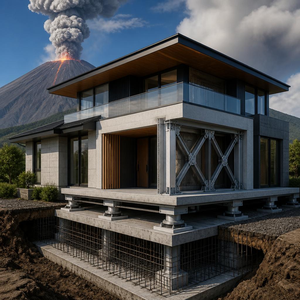 火山と地震に備えた強固な住まいを！