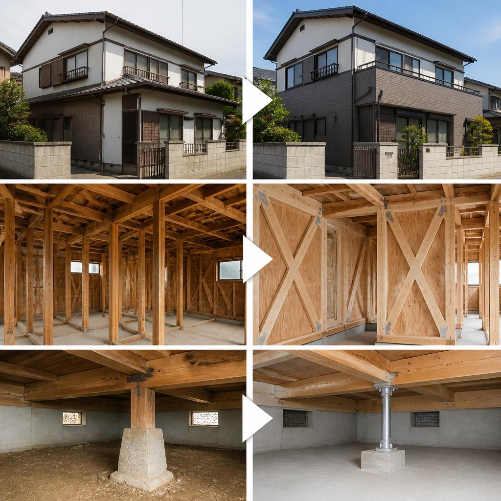 耐震リフォームの施工事例