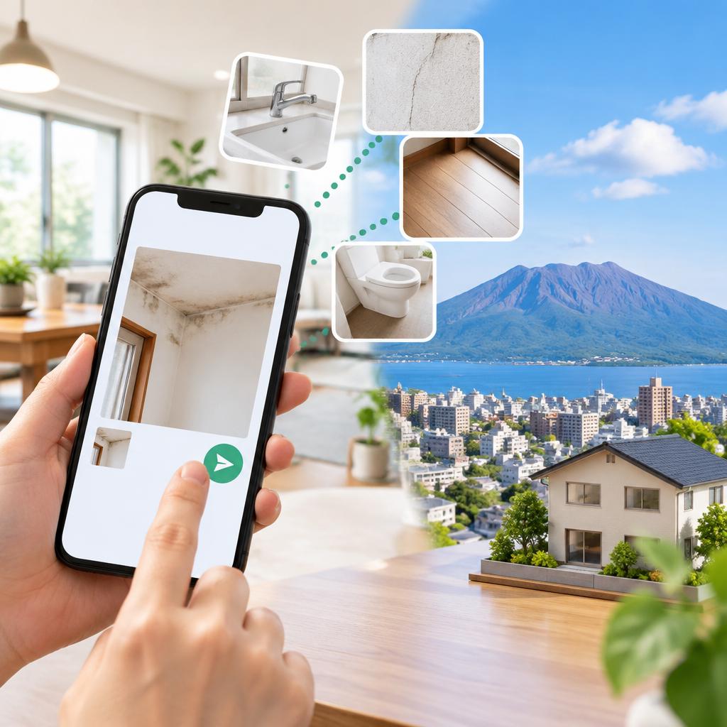 「気になる場所を撮って送るだけ。」LINEで始める、スマホ完結のリフォーム相談。鹿児島の住まいのお悩みに、無料で丁寧にお応えします。